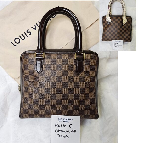 Authentic Louis Vuitton Damier Ebene Brera Bag - Picture 1 of 17